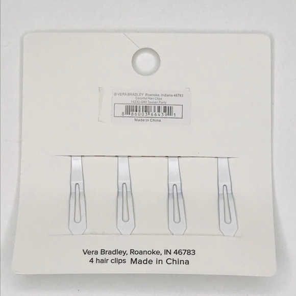 Vera Bradly Hair Clips Toucan Party, Barrettes - Picture 2 of 4